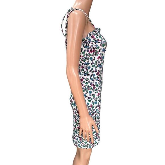 Vero Moda strappy mini dress in blue floral stretch size XS NWT - Picture 6 of 12